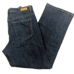Tommy Hilfiger‎ 2000s Women's Bootcut Jeans Size 12 Dark Wash Vintage Y2K